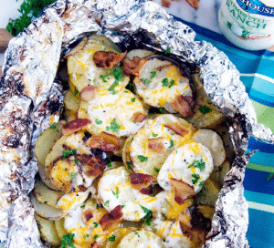 Bacon Ranch Grilled Potatoes