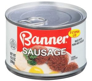 Banner Sausage, Canned Sausage