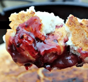 Blackberry Dutch Oven Cobbler