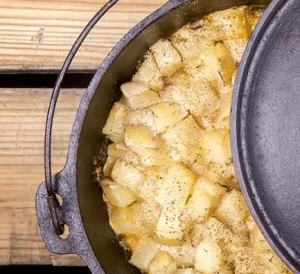 Dutch Oven Pork Chops Plus Potato Casserole