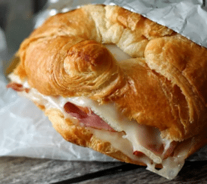 Hot Ham And Swiss Croissants
