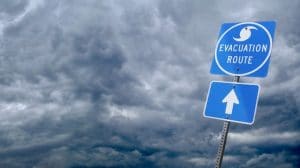 Hurricane-Evacuation-Route-Sign