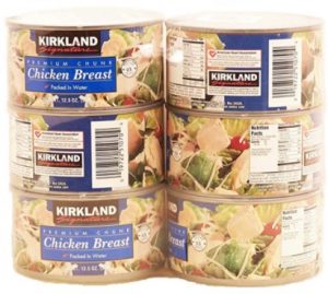 Kirkland Signature Premium Chunk Chicken Breast Packed in Water,