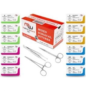 Mixed Sterile Suture Threads