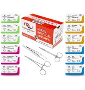 Mixed Sterile Suture Threads