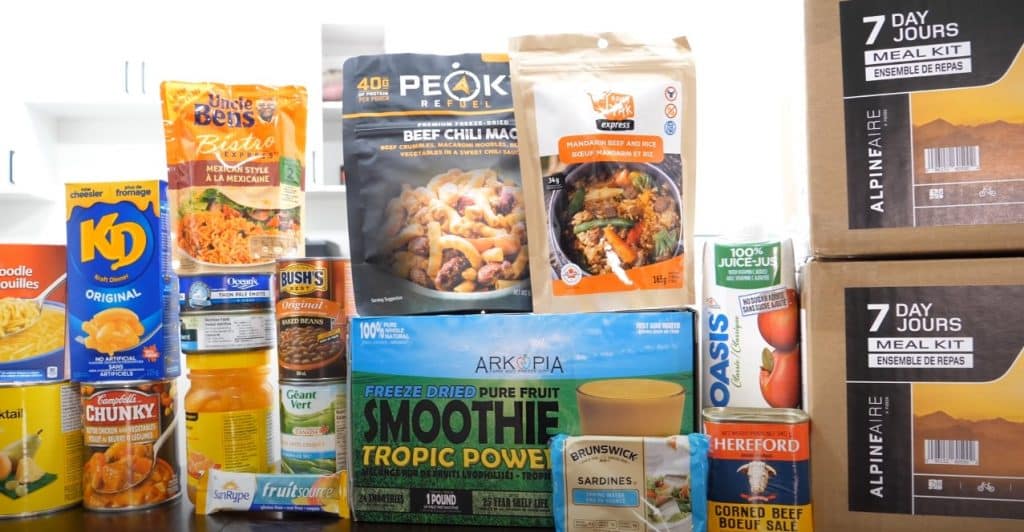 Freeze-dried prepper food