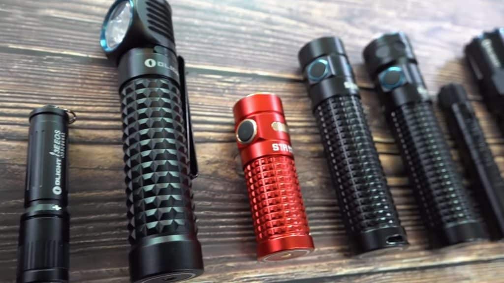 Drie basistypes van de tactische zaklamp