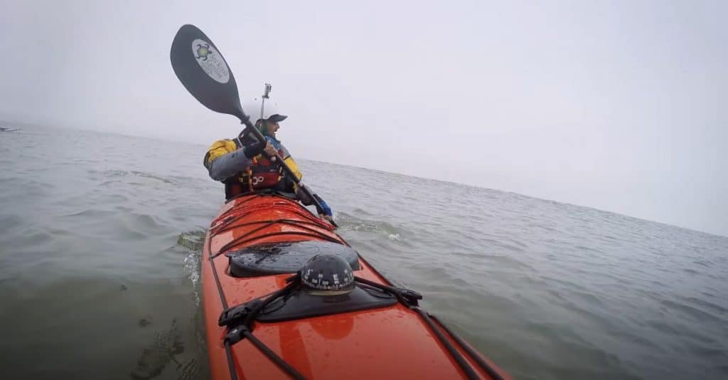 Instrucciones de navegación en kayak de respiración