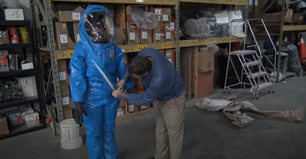 Kinds of Hazmat Suits