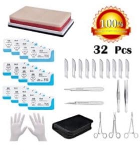 32 Pcs Suture Practice Kit