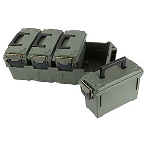 Tactical45 4 Pack Plastic Bulk Ammo Storage Containers