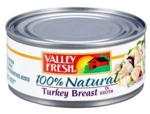 VALLEY FRESH, 100% Natural White Turkey Breast in Water