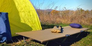 Camping-Cot-Sitting-Outside-A-Tent