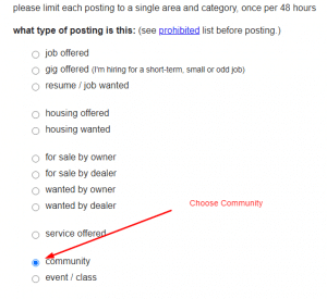 choose Community