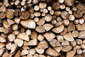 firewood stockpile