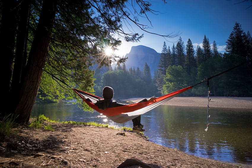 Hammock-Near-A-Mountain-Lake