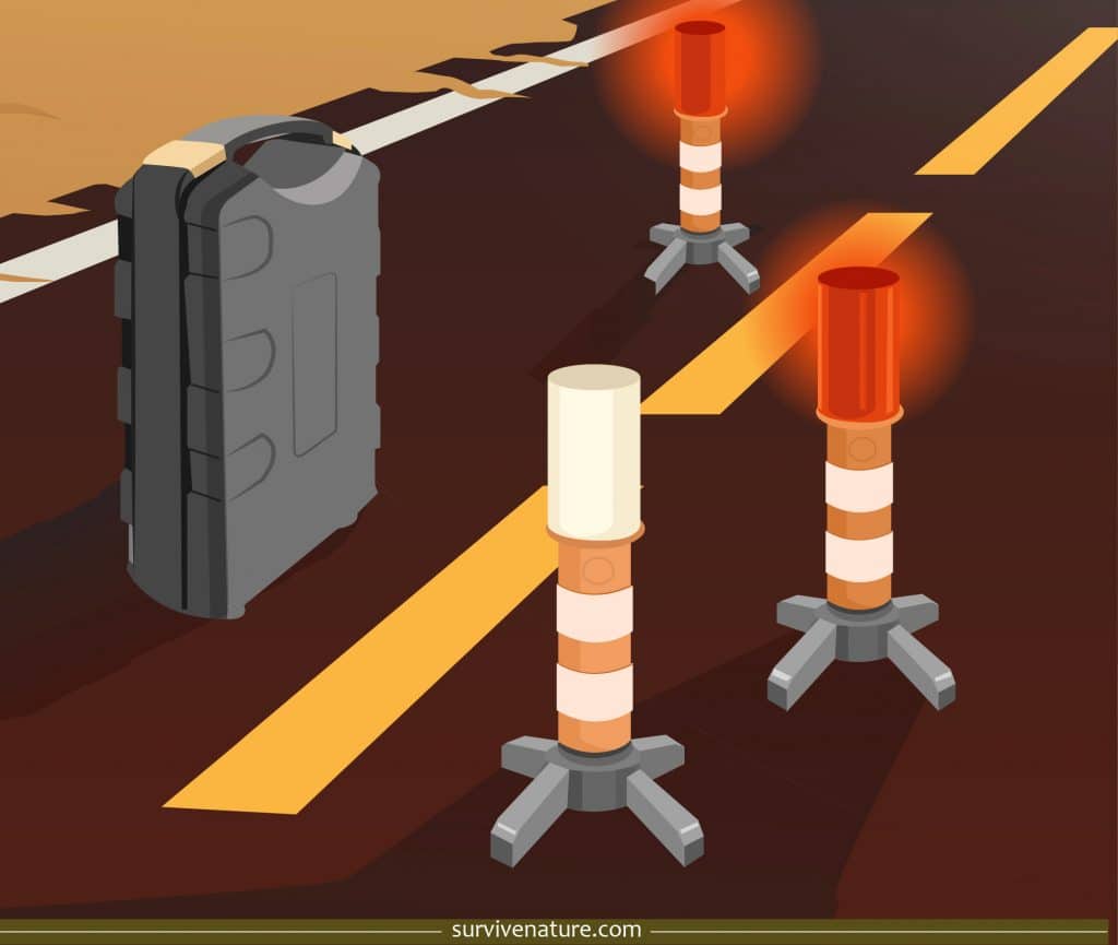 Road Flares Survive Nature