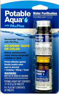 water purification tablets