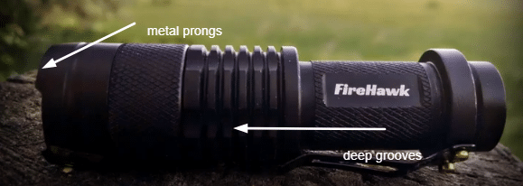 the FireHawk tactical flashlight