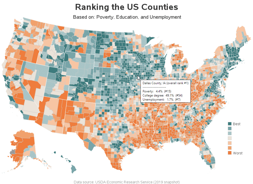 Worst-Counties-Map