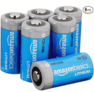 Amazon Basics 6-Pack Lithium Cr123A