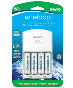 eneloop AA with 4 Position Charger