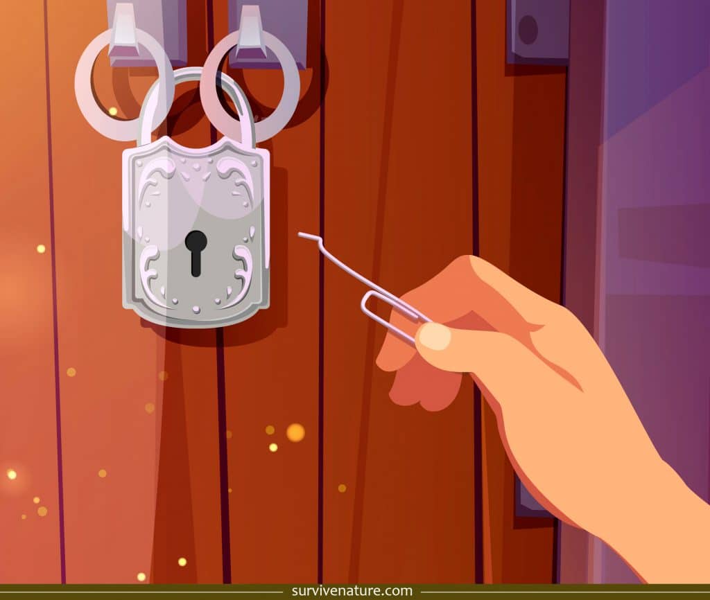 How to Pick a Lock With a Paperclip Survive Nature