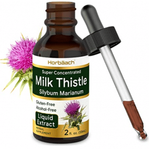 Milk-Thistle-With-Flowers