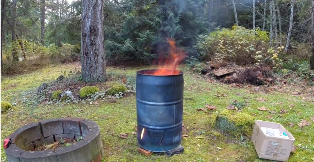 Where to Place a Burn Barrel