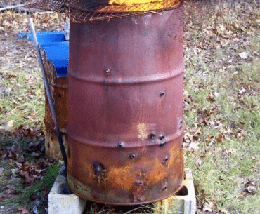 Burn-Barrel-With-Rust-And-Holes