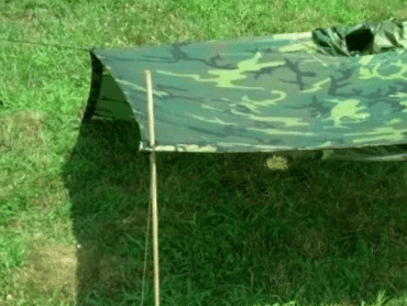 Another pup tent method