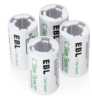 Ebl C Size Battery Adapters