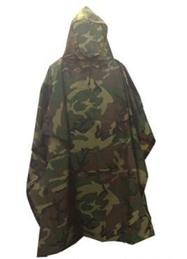 Fire Force Military Style Ripstop Nylon Poncho