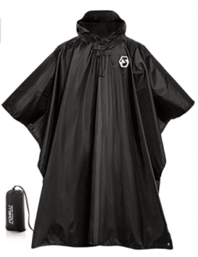 Foxelli Hooded Rain Poncho