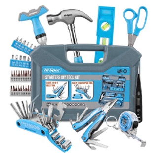 Hi-Spec 48 Piece Starters DIY Tool Kit Set with Bike 