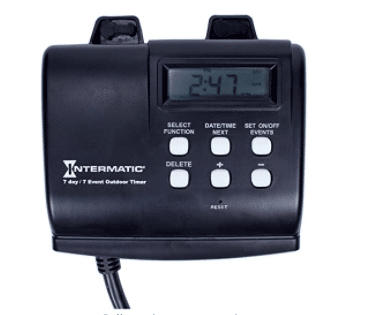 Intermatic Hb880R 15-Amp Outdoor Digital Timer For Control Of Lights