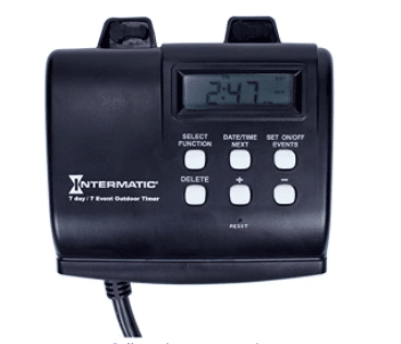 Intermatic HB880R 15-Amp Outdoor Digital Timer for Control of Lights