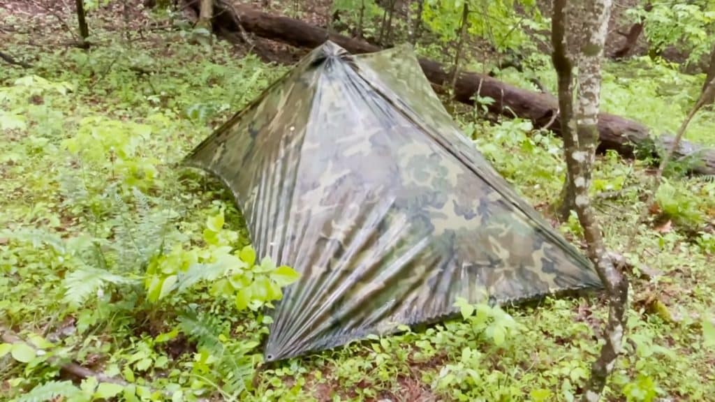 Rain poncho shelters