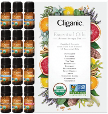 Cliganic USDA Organic Aromatherapy TOP 12