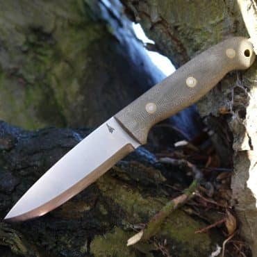 Cuchillo Scandi Grind Bushcraft