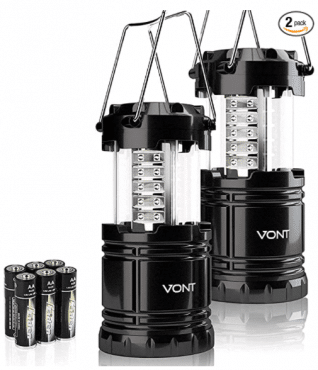 Vont 2 Pack LED Camping Lantern