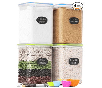 Extra Large Plastic Food Storage Containers