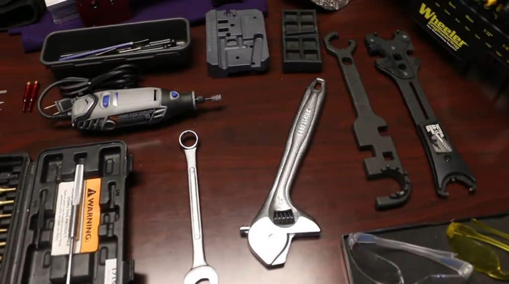 All The Tools Needed For Complete Assembly
