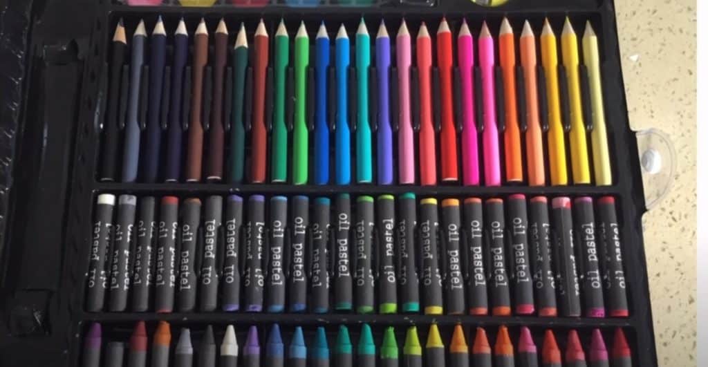 colored pencils