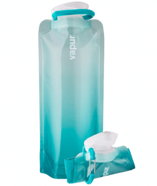 Vapur Solid Flexible Water Bottle - With Carabiner