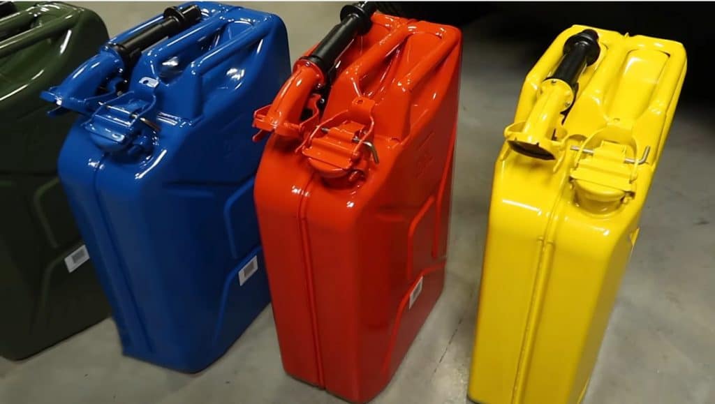 Color Marking Of Fuel Safety Tanks