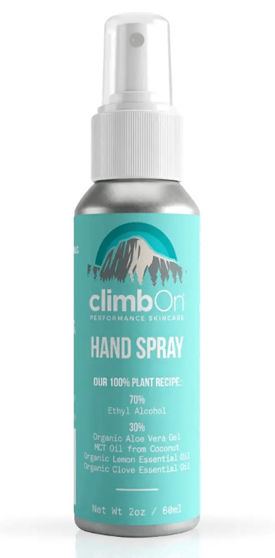 ClimbOn hand sanitizers